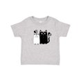 thumbnail image 1 of Inktastic Valentines Day Cat Couple Girls Baby T-Shirt, 1 of 5