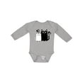 thumbnail image 1 of Inktastic Valentines Day Cat Couple Girls Long Sleeve Baby Bodysuit, 1 of 5