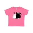 thumbnail image 1 of Inktastic Valentines Day Cat Couple Girls Toddler T-Shirt, 1 of 5