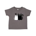 thumbnail image 1 of Inktastic Valentines Day Cat Couple Girls Toddler T-Shirt, 1 of 5
