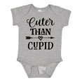 thumbnail image 1 of Inktastic Valentines Day Cuter Than Cupid Boys or Girls Baby Bodysuit, 1 of 5
