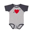 thumbnail image 1 of Inktastic Valentines Day Heart Arrow Boys or Girls Baby Bodysuit, 1 of 5