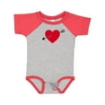 thumbnail image 1 of Inktastic Valentines Day Heart Arrow Boys or Girls Baby Bodysuit, 1 of 5