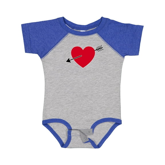 Inktastic Valentines Day Heart Arrow Boys or Girls Baby Bodysuit