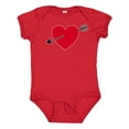 thumbnail image 1 of Inktastic Valentines Day Heart Arrow Boys or Girls Baby Bodysuit, 1 of 5