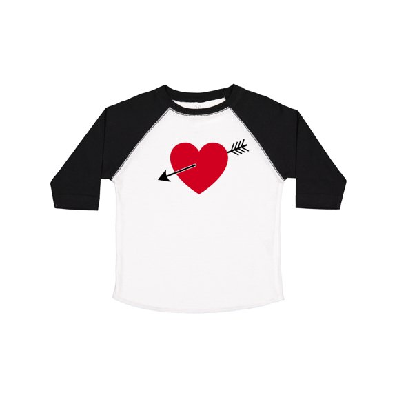 Inktastic Valentines Day Heart Arrow Boys or Girls Toddler T-Shirt