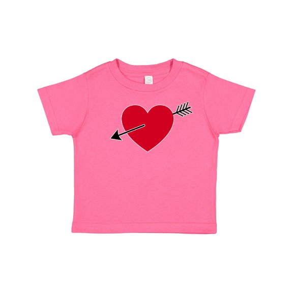 Inktastic Valentines Day Heart Arrow Boys or Girls Toddler T-Shirt
