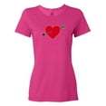 thumbnail image 1 of Inktastic Valentines Day Heart Arrow Women's T-Shirt, 1 of 5