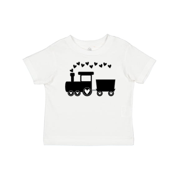 Inktastic Valentines Day Heart Choo Choo Train Boys Baby T-Shirt