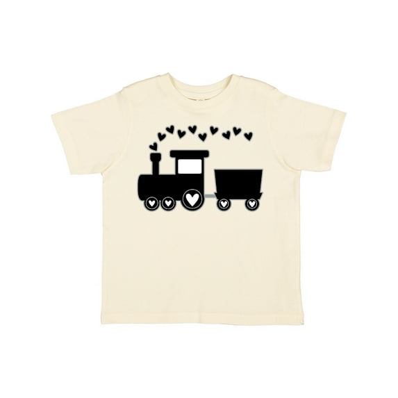 Inktastic Valentines Day Heart Choo Choo Train Boys Toddler T-Shirt