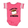 thumbnail image 1 of Inktastic Valentines Day I Love You S'more with Pink Hearts Boys or Girls Baby Bodysuit, 1 of 5