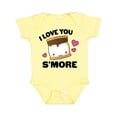 thumbnail image 1 of Inktastic Valentines Day I Love You S'more with Pink Hearts Boys or Girls Baby Bodysuit, 1 of 5