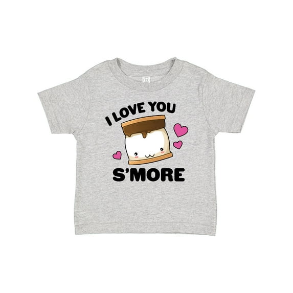 Inktastic Valentines Day I Love You S'more with Pink Hearts Boys or Girls Baby T-Shirt