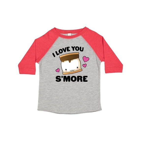 Inktastic Valentines Day I Love You S'more with Pink Hearts Boys or Girls Toddler T-Shirt