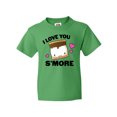 thumbnail image 1 of Inktastic Valentines Day I Love You S'more with Pink Hearts Youth T-Shirt, 1 of 5