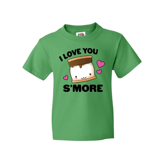 Inktastic Valentines Day I Love You S'more with Pink Hearts Youth T-Shirt