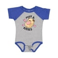 thumbnail image 1 of Inktastic Valentines Day Pugs & Kisses with Hearts Boys or Girls Baby Bodysuit, 1 of 5