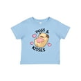 thumbnail image 1 of Inktastic Valentines Day Pugs & Kisses with Hearts Boys or Girls Baby T-Shirt, 1 of 5