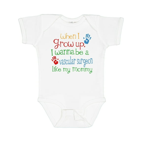 Inktastic Vascular Surgeon Like Mommy Boys or Girls Baby Bodysuit