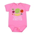 thumbnail image 1 of Inktastic Vegan Forever Healthy Eating Boys or Girls Baby Bodysuit, 1 of 5