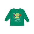thumbnail image 1 of Inktastic Vegan Forever Healthy Eating Boys or Girls Long Sleeve Toddler T-Shirt, 1 of 5