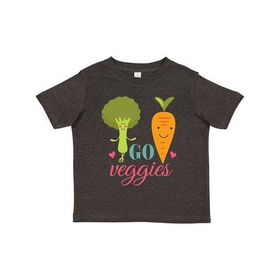 Inktastic Vegan Go Veggies Vegetarian Boys or Girls Toddler T-Shirt