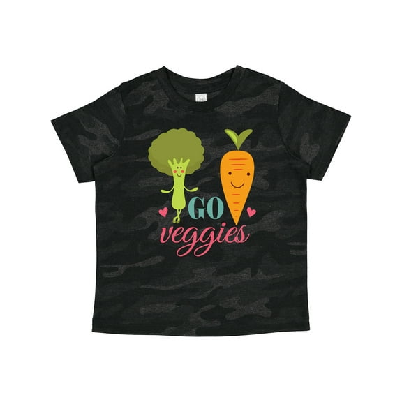 Inktastic Vegan Go Veggies Vegetarian Boys or Girls Toddler T-Shirt