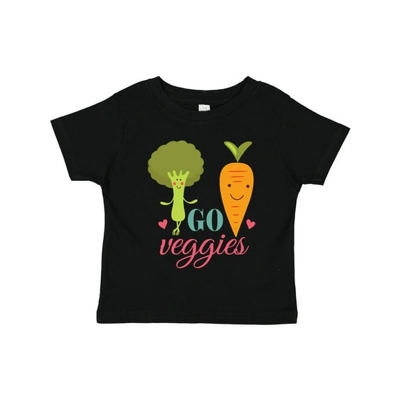 Inktastic Vegan Go Veggies Vegetarian Boys or Girls Toddler T-Shirt