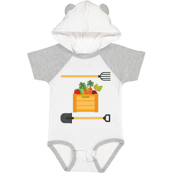 Inktastic Vegetable Gardener Organic Farming Boys or Girls Baby Bodysuit