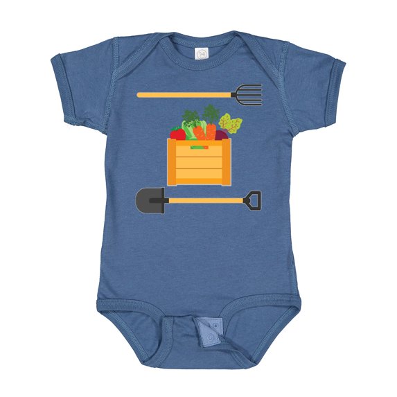 Inktastic Vegetable Gardener Organic Farming Boys or Girls Baby Bodysuit
