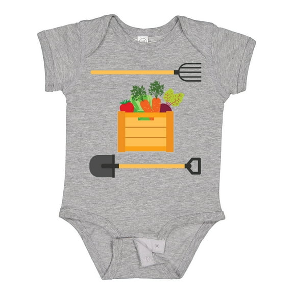 Inktastic Vegetable Gardener Organic Farming Boys or Girls Baby Bodysuit