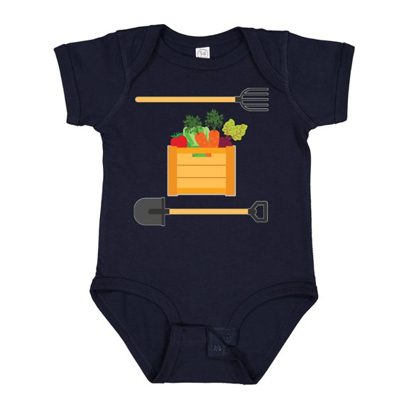 Inktastic Vegetable Gardener Organic Farming Boys or Girls Baby Bodysuit