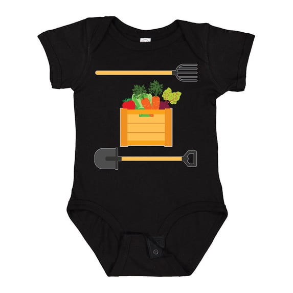Inktastic Vegetable Gardener Organic Farming Boys or Girls Baby Bodysuit