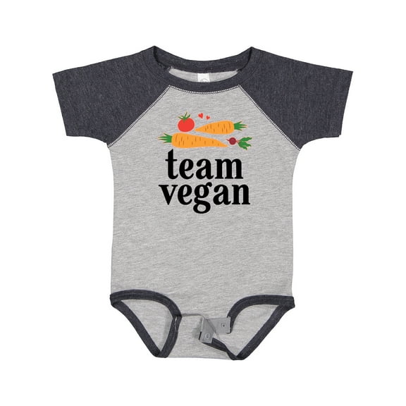 Inktastic Vegetarian Gift Team Vegan Boys or Girls Baby Bodysuit