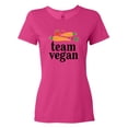 thumbnail image 1 of Inktastic Vegetarian Gift Team Vegan Women's T-Shirt, 1 of 5