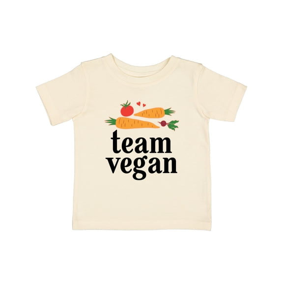 Inktastic Vegetarian Team Vegan Boys or Girls Baby T-Shirt