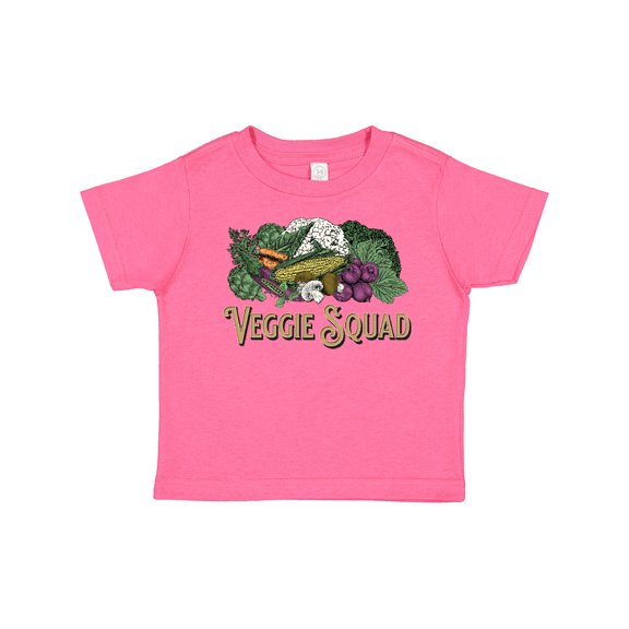 Inktastic Veggie Squad Vegan Vegetarian Boys or Girls Toddler T-Shirt