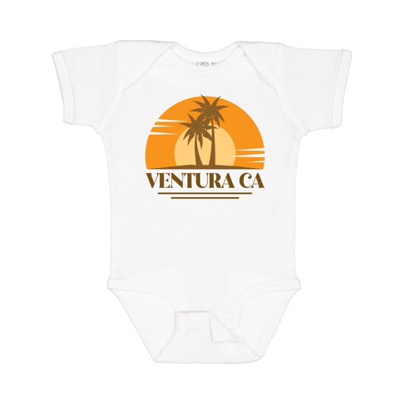 Inktastic Ventura California Retro Sunset Boys or Girls Baby Bodysuit