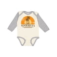 thumbnail image 1 of Inktastic Ventura California Retro Sunset Boys or Girls Long Sleeve Baby Bodysuit, 1 of 5