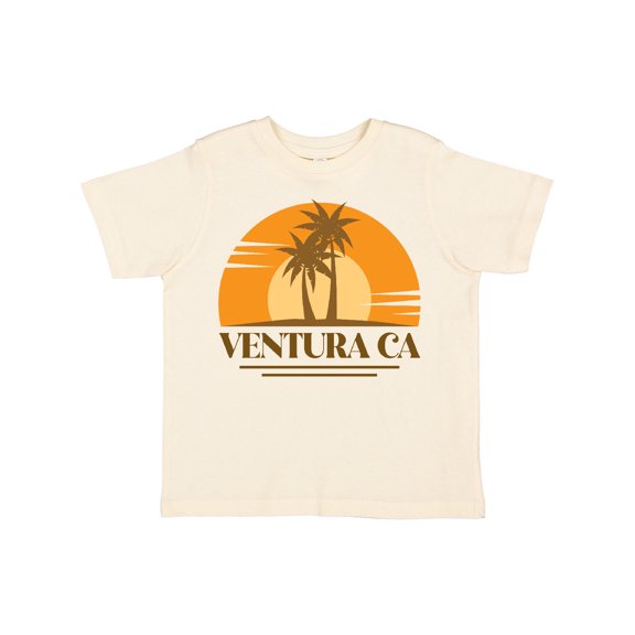 Inktastic Ventura California Retro Sunset Boys or Girls Toddler T-Shirt