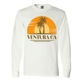 thumbnail image 1 of Inktastic Ventura California Retro Sunset Long Sleeve T-Shirt, 1 of 5
