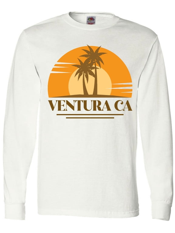 Ventura California Retro Sunset Long Sleeve T-Shirt
