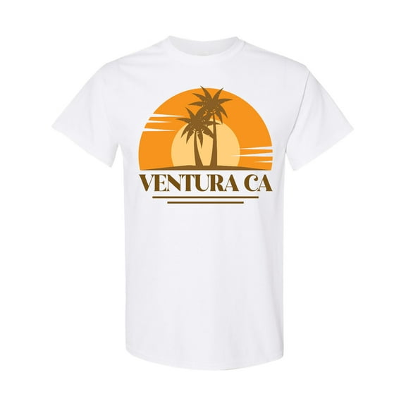 Inktastic Ventura California Retro Sunset T-Shirt