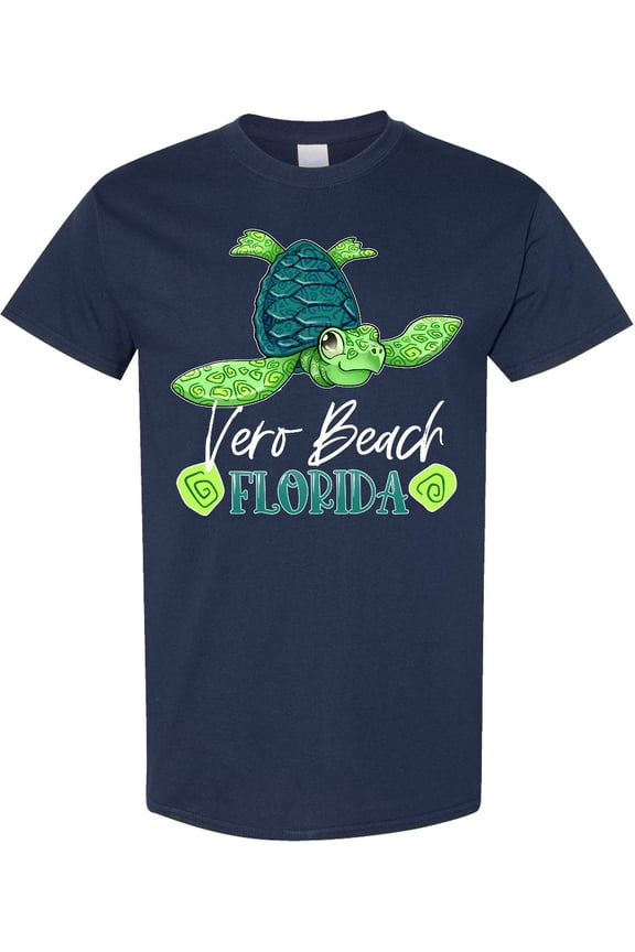 Vero Beach, Florida Happy Sea Turtle T-Shirt