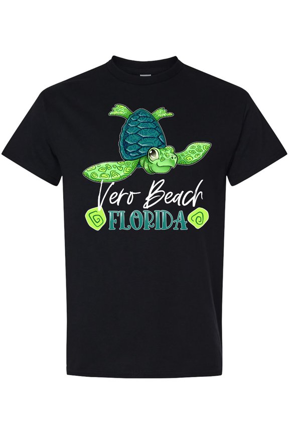 Vero Beach, Florida Happy Sea Turtle T-Shirt