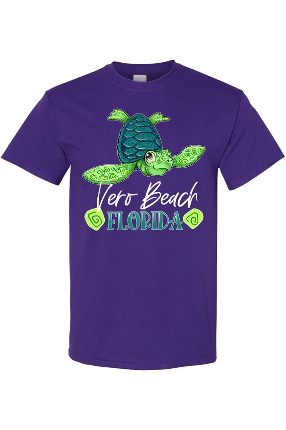 Vero Beach, Florida Happy Sea Turtle T-Shirt