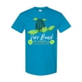 thumbnail image 1 of Inktastic Vero Beach, Florida Happy Sea Turtle T-Shirt, 1 of 5