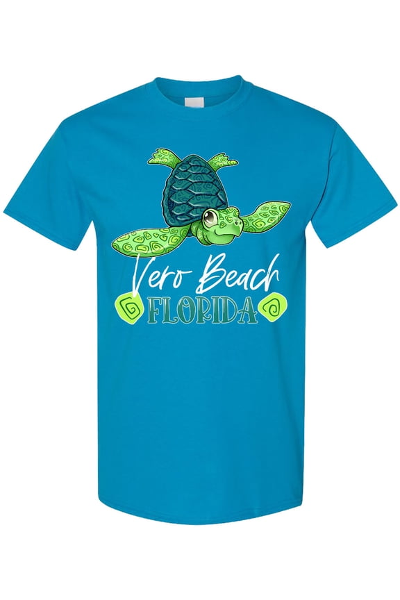 Vero Beach, Florida Happy Sea Turtle T-Shirt