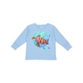 thumbnail image 1 of Inktastic Vero Beach, Florida Swimming Sea Turtle with Bubbles Boys or Girls Long Sleeve Toddler T-Shirt, 1 of 5
