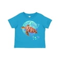 thumbnail image 1 of Inktastic Vero Beach, Florida Swimming Sea Turtle with Bubbles Boys or Girls Toddler T-Shirt, 1 of 5